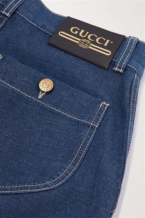 jeans strappati gucci|gucci jeans net a porter.